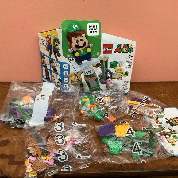 Lego Super Mario 71387 Adventures with Luigi, Missing Luigi 5 Sealed Bags 3 To 7 - Picture 12 of 15
